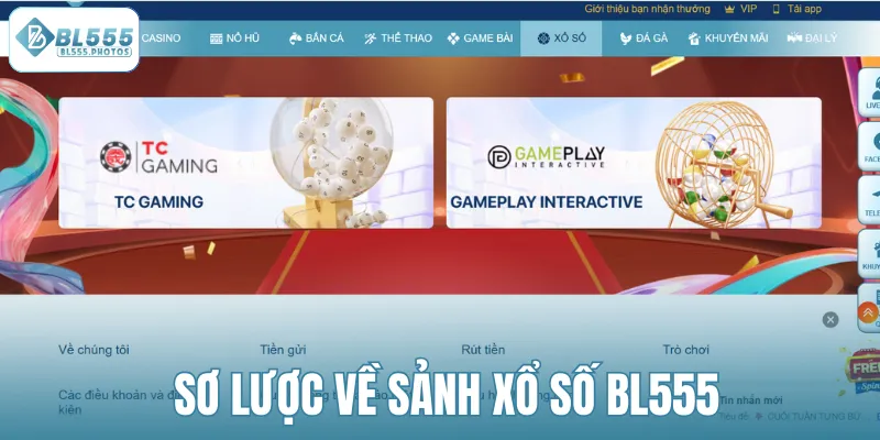 Sơ lược về sảnh xổ số BL555